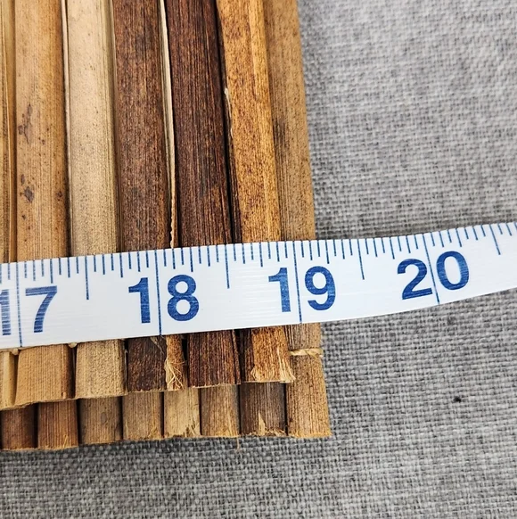 Zanzibar Wood Set of 4 Brown  Placemats. Was Used With A Tiki Set . - Picture 4 of 5